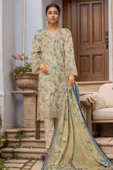 Eid Ke Rang By Bin Saeed Stitched 3 Piece Chikankari Lawn Collection'2025-SM-1773-Skin
